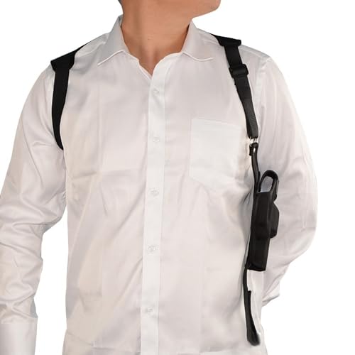 Revolver Schulterholster, Oxford Verdecktes Pistolenholster Trageholster, Vertical Carry Shoulder Holster fur Rechte Hand Revolver Schulterholster, Oxford Verdecktes Pistolenholster Trageholster, Vertical Carry Shoulder Holster fur Rechte Hand von DONGKER