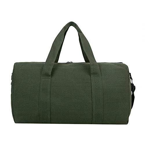 DONGKER Travel Bag, Groß 55L Canvas Reisetasche, wasserdichte Handtasche Seesack Sporttasche für Männer, Frauen, Fitnessstudio, Sport von DONGKER