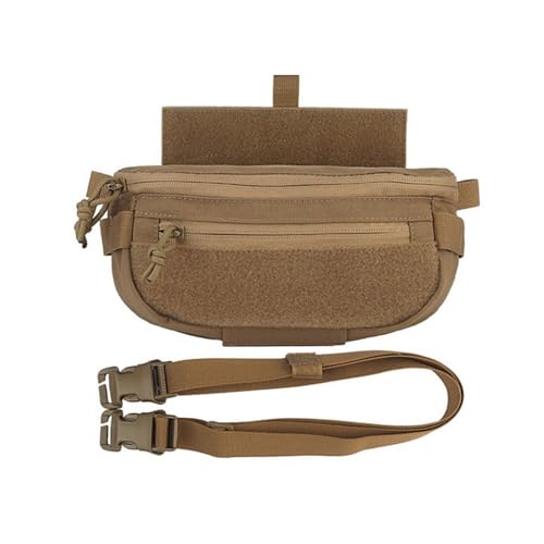 Drop Down Pouch für Tactical Weste, Bauchtasche für Plattenträger, Taktische Drop Dangler-Tasche mit Hoop und Loop für Chest Rig Weste Drop Down Pouch für Tactical Weste, Bauchtasche für Plattenträger, Taktische Drop Dangler-Tasche mit Hoop und Loop für Chest Rig Weste von DONGKER