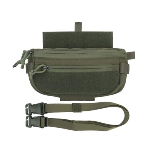 Drop Down Pouch für Tactical Weste, Bauchtasche für Plattenträger, Taktische Drop Dangler-Tasche mit Hoop und Loop für Chest Rig Weste Drop Down Pouch für Tactical Weste, Bauchtasche für Plattenträger, Taktische Drop Dangler-Tasche mit Hoop und Loop für Chest Rig Weste von DONGKER