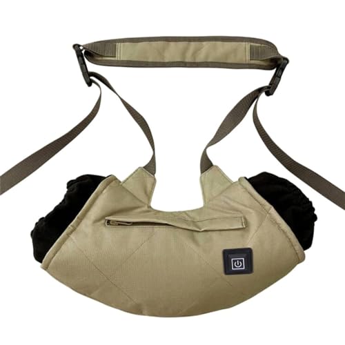 Elektrische Hand Muffs, wiederaufladbar Handwärmer Muff, Tragbare Handwärmertasche Heiztasche mit DREI Temperaturstufen für Damen, Kinder, Jagd, Camping von DONGKER