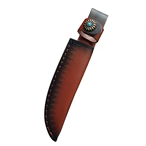 Gerade Messerhalter, Messerhülle, 12,7 cm Leder-Messerscheide, handgefertigt, vertikal, passend für 12,7 cm Klinge Gerade Messerhalter, Messerhülle, 12,7 cm Leder-Messerscheide, handgefertigt, vertikal, passend für 12,7 cm Klinge von DONGKER