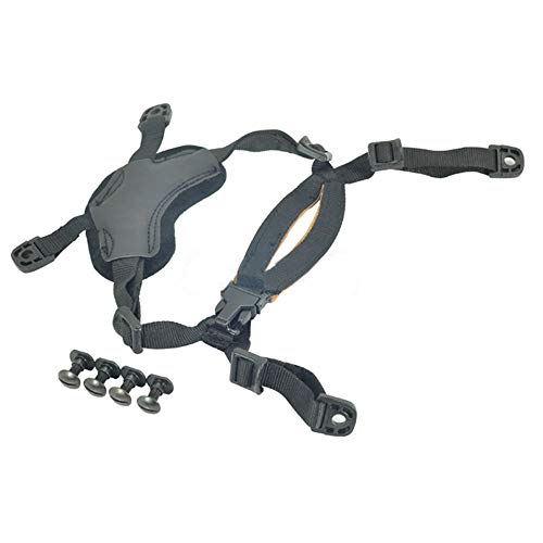 Helm Suspension System, Helm Kinnriemen Taktische X Nape Verstellbarer Aufhängungssystem Helm Zubehör mit Bolzen und Schrauben für Tactical Fast/Mich/IBH Kevlar Bump Helme Helm Suspension System, Helm Kinnriemen Taktische X Nape Verstellbarer Aufhängungssystem Helm Zubehör mit Bolzen und Schrauben für Tactical Fast/Mich/IBH Kevlar Bump Helme von DONGKER