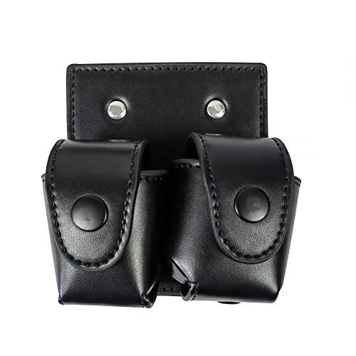 Speed Loader Pouch, Leder Doppeltasche für Speedloader, Taktische Tasche Doppel Speedloader für 2,36 "/6 cm Gürtel Speed Loader Pouch, Leder Doppeltasche für Speedloader, Taktische Tasche Doppel Speedloader für 2,36 "/6 cm Gürtel von DONGKER