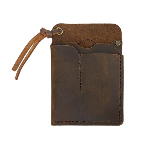 Mini EDC Pouch Tasche, Leder EDC Pocket Organizer, kompakter Multitool Tasche Klein Zusatztasche für Kleingeld, Notizbuch, Taschenlampe Mini EDC Pouch Tasche, Leder EDC Pocket Organizer, kompakter Multitool Tasche Klein Zusatztasche für Kleingeld, Notizbuch, Taschenlampe von DONGKER