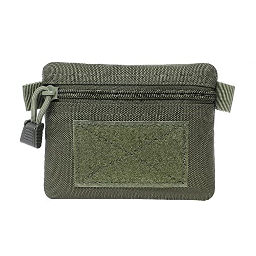 DONGKER Mini Molle Pouch, Taktische EDC Tasche Bag, Kleine Outdoor Wallet Geldbörse, Wasserdicht Geldbeutel Key Card Case für Camping Wandern Radfahren von DONGKER