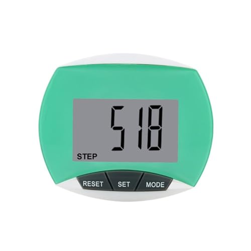 Schrittzähler, Tragbarer LCD Pedometer, Step Counter mit Clip zum verbrannten Kalorien und Schrittzählung zum Joggen, Wandern, Laufen, Gehen von DONGKER