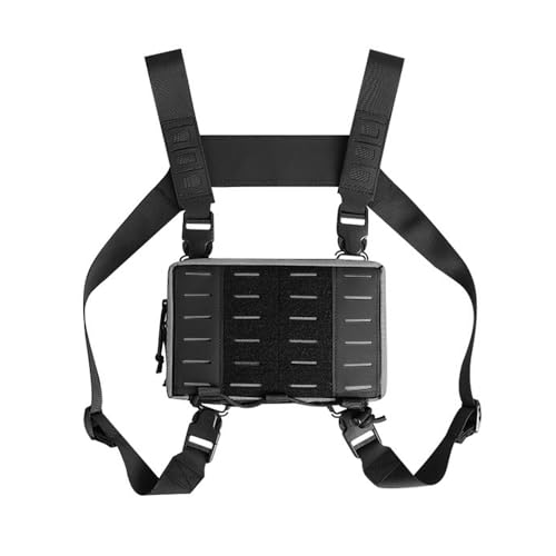 Taktische Brusttasche, Tactical Chest Rig Pack für Männer, wasserdichte Kampf Brustpackung mit verstellbarem Schultergurt zum Laufen, Wandern, Spazierengehen, Jagen, Angeln Taktische Brusttasche, Tactical Chest Rig Pack für Männer, wasserdichte Kampf Brustpackung mit verstellbarem Schultergurt zum Laufen, Wandern, Spazierengehen, Jagen, Angeln von DONGKER