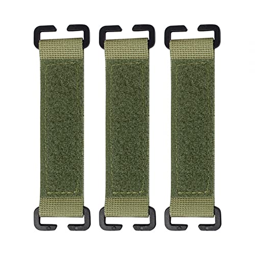 Taktische Klett Patches Board, 3 Stück Molle Patches Befestigungs Anzeigetafel, Taktische Klettverschluss Moral-Haken und Schlaufe, Molle-Patch-Panel für Abzeichen und Abzeichen von DONGKER