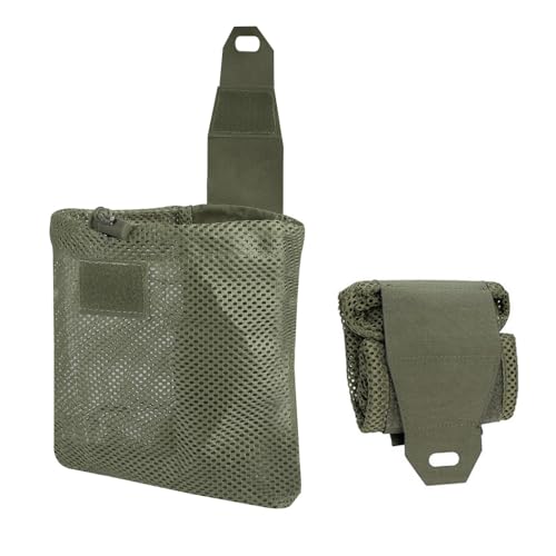 Taktische Molle Dump Pouch, Roll-Up Kordelzug Magazin Utility Pouch Faltbare Dump Bag Taktische Molle Dump Pouch, Roll-Up Kordelzug Magazin Utility Pouch Faltbare Dump Bag von DONGKER