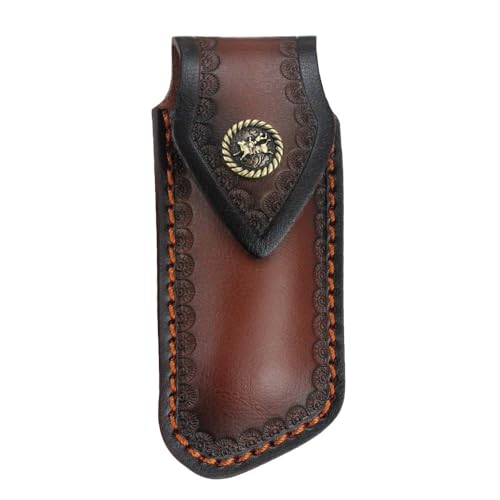 Taschenmesser Scheide, Leder Klappmesser Gürteltasche, Messertasche Messerscheide für Taschenmesser, Klappmesser Taschenmesser Scheide, Leder Klappmesser Gürteltasche, Messertasche Messerscheide für Taschenmesser, Klappmesser von DONGKER