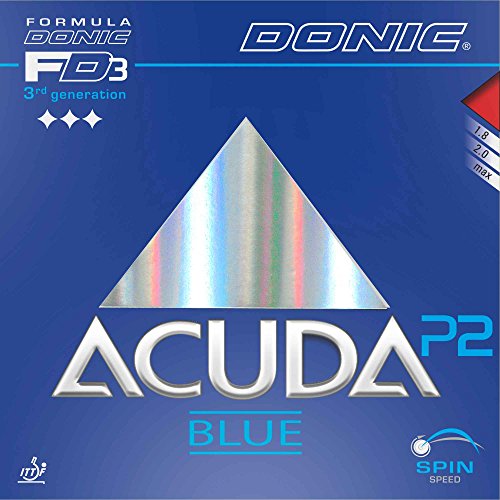 DONIC Belag Acuda Blue P2, schwarz, 2,3 mm von DONIC