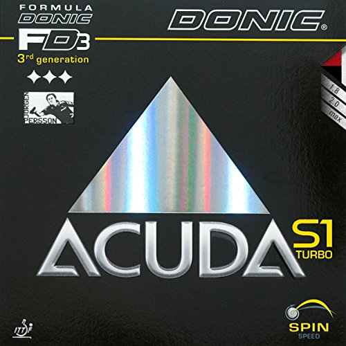 DONIC Belag "Acuda S1 Turbo", schwarz, 2,0 mm DONIC Belag "Acuda S1 Turbo", schwarz, 2,0 mm von DONIC