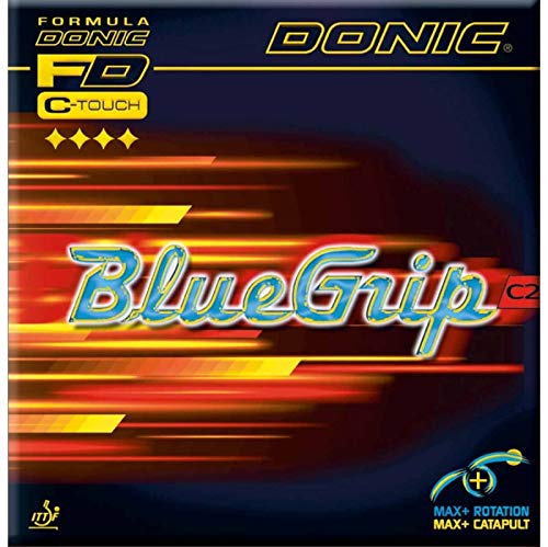 DONIC Belag Blue Grip C2 Farbe 2,0 mm, rot, Größe 2,0 mm, rot von DONIC
