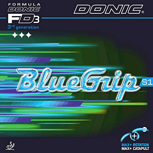 DONIC Belag BlueGrip S1, rot, 2,3 mm DONIC Belag BlueGrip S1, rot, 2,3 mm von DONIC