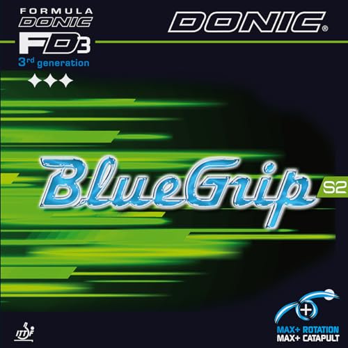 DONIC Belag BlueGrip S2, rot, 1,8 mm DONIC Belag BlueGrip S2, rot, 1,8 mm von DONIC