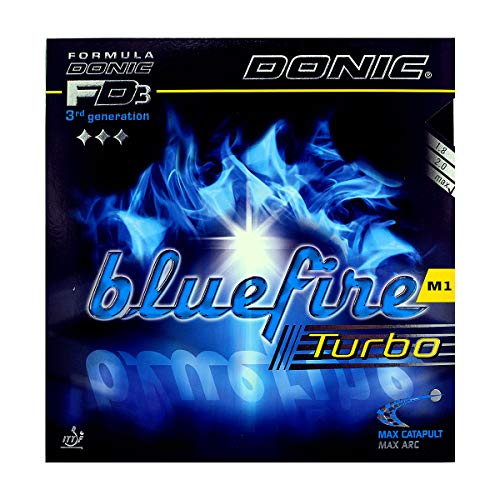 DONIC Belag Bluefire M1 Turbo Schwarz max. DONIC Belag Bluefire M1 Turbo Schwarz max. von DONIC