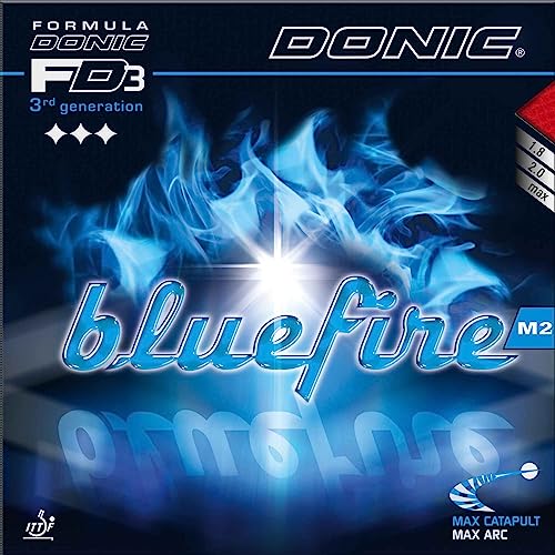 DONIC Belag Bluefire M2, blau, 2,0 mm von DONIC