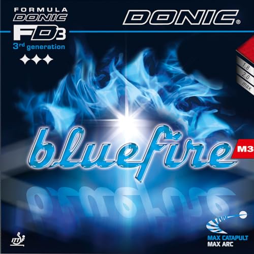 DONIC Belag Bluefire M3 Schwarz 2,0mm von DONIC