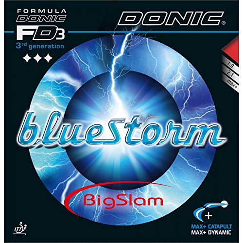 DONIC Belag Bluestorm Big Slam Farbe 2,3 mm, rot, Größe 2,3 mm, rot von DONIC