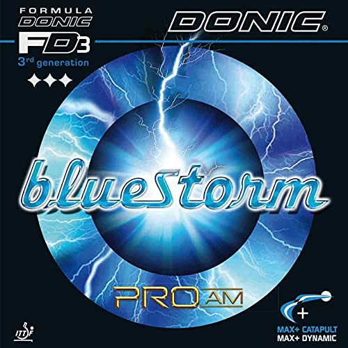 DONIC Belag Bluestorm Pro AM Farbe 2,0 mm, rot, Größe 2,0 mm, rot von DONIC