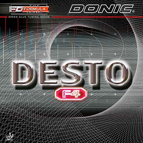 DONIC Belag Desto F4, rot, 1,8 mm DONIC Belag Desto F4, rot, 1,8 mm von DONIC