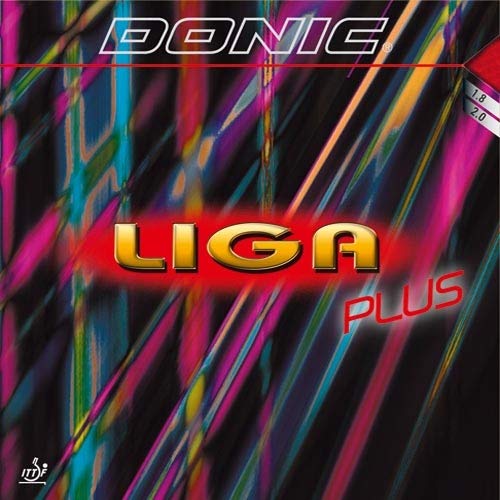 DONIC Belag Liga Plus Farbe 1,8 mm, rot, Größe 1,8 mm, rot DONIC Belag Liga Plus Farbe 1,8 mm, rot, Größe 1,8 mm, rot von DONIC