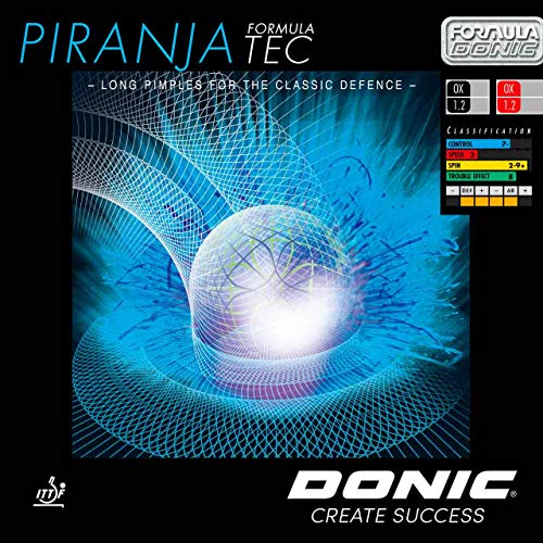 DONIC Belag Piranja Formula Tec, rot, 1,2 mm DONIC Belag Piranja Formula Tec, rot, 1,2 mm von DONIC