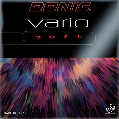 DONIC Belag Vario Soft Farbe 1,8 mm, rot, Größe 1,8 mm, rot von DONIC