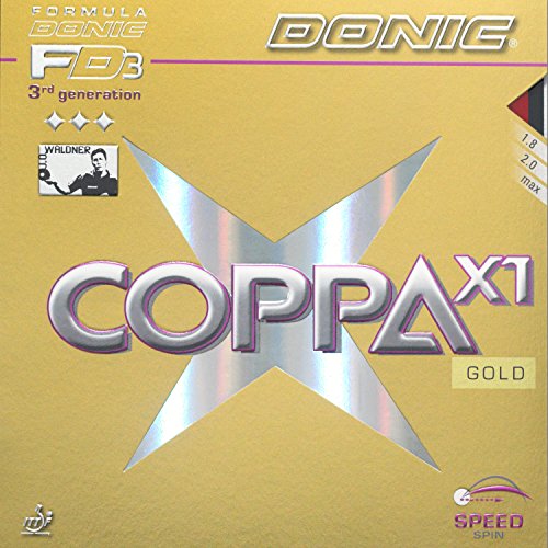 DONIC Coppa X1 Gold, TT-Belag, OVP, inkl. Lieferung von DONIC