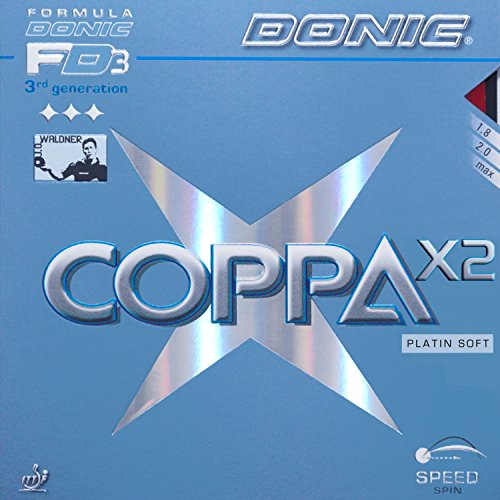 DONIC Coppa X2 Platin Soft, TT-Belag, OVP, inkl. Lieferung von DONIC