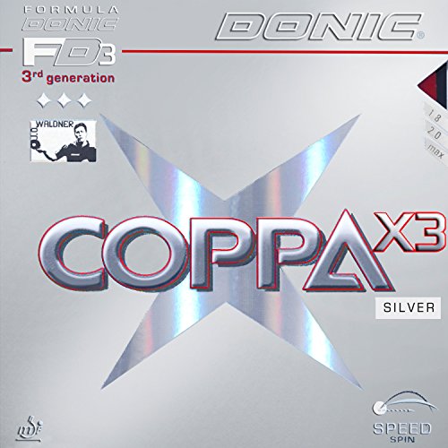 DONIC Coppa X3 Silver, TT-Belag, OVP, inkl. Lieferung von DONIC
