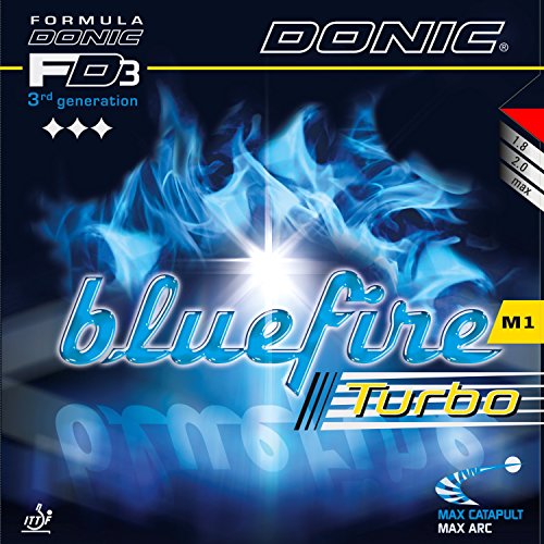 Donic Belag Bluefire M1 Turbo, 2.00 mm schwarz Donic Belag Bluefire M1 Turbo, 2.00 mm schwarz von DONIC