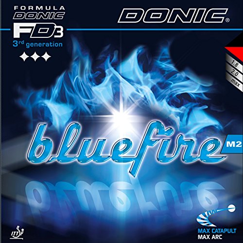 Donic Belag Bluefire M2, 2,0 mm, schwarz Donic Belag Bluefire M2, 2,0 mm, schwarz von DONIC