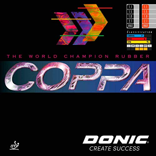 DONIC Belag Coppa, schwarz, 2,1 mm DONIC Belag Coppa, schwarz, 2,1 mm von DONIC