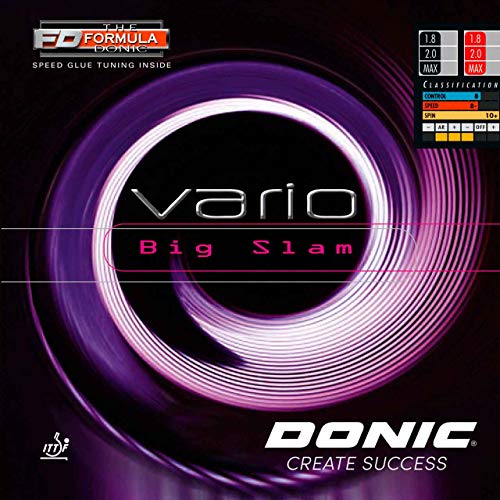 DONIC Belag Vario Big Slam, schwarz, 1,8 mm DONIC Belag Vario Big Slam, schwarz, 1,8 mm von DONIC