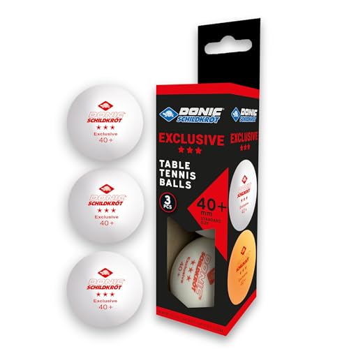 Donic-Schildkröt Tischtennisball Exclusive 3-Stern Stück, weiß, 3er Box Donic-Schildkröt Tischtennisball Exclusive 3-Stern Stück, weiß, 3er Box von Donic-Schildkröt