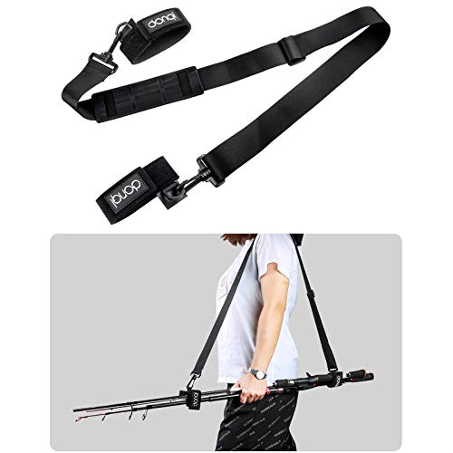 DONQL 1Stück Angelriemen Gürtel Angelrutenriemenhalter Tackle Straps Angelrute Bänder Angelriemen Gurte Angelriemen für Ruten Adjustable Length 77-137cm Schwarz DONQL 1Stück Angelriemen Gürtel Angelrutenriemenhalter Tackle Straps Angelrute Bänder Angelriemen Gurte Angelriemen für Ruten Adjustable Length 77-137cm Schwarz von DONQL