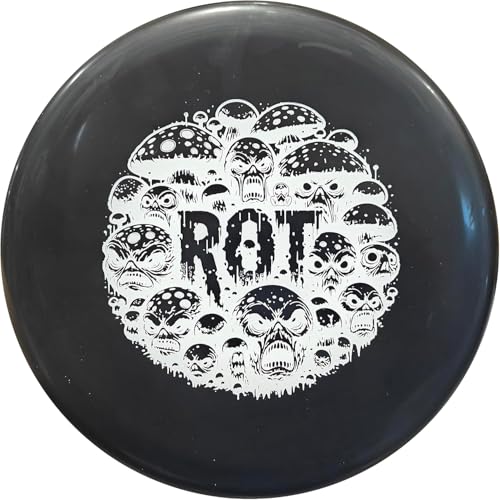 Rot | Perlen-Putter mit abgerundetem Rand für bequemen Griff | Ration Kunststoff (schwarz) von DOOMSDAY DISCS