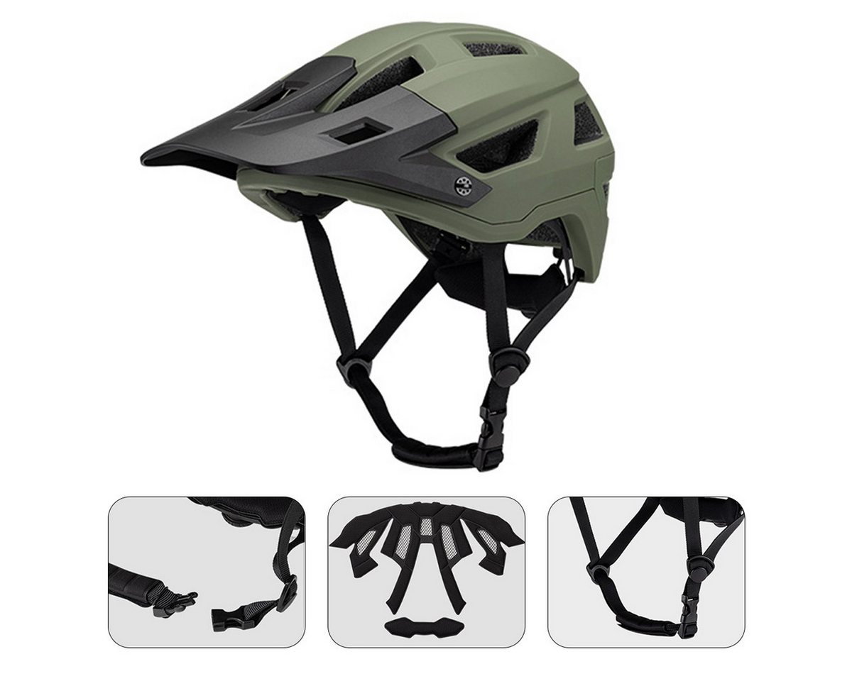 DOPWii Fahrradhelm Robuster Mountainbike-Helm mit Aufprallschutz für Mountainbiker von DOPWii