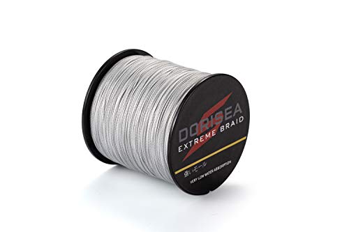 DORISEA Extreme Braid Angelschnur, 100 % PE, geflochten, 2,7–250 kg, 500 m von Dorisea