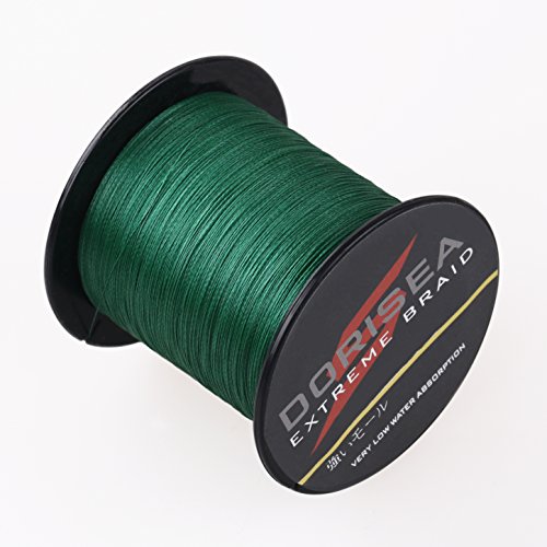 Dorisea Extreme Braid geflochtene Angelschnur, 100 % PE, 1000 m, 2,7–227 kg getestet von Dorisea