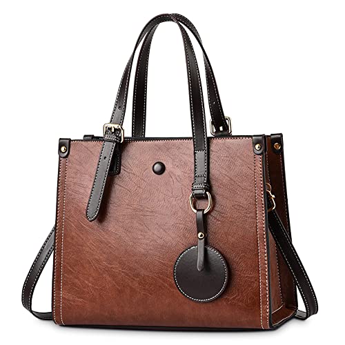 DORRISO Damen Handtasche Große Kapazität Umhängetasche Abnehmbarem Schulterriemen Mode Ornamente Casual Elegantes Top Griff Design Tasche für Frauen Khaki DORRISO Damen Handtasche Große Kapazität Umhängetasche Abnehmbarem Schulterriemen Mode Ornamente Casual Elegantes Top Griff Design Tasche für Frauen Khaki von DORRISO