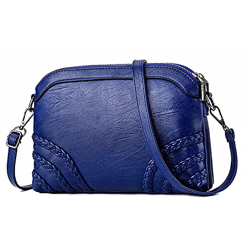 DORRISO Damen Mode Umhängetaschen Angemessene Kapazität PU Leder Schultertasche Leichte Damen Handtasche Reise Casual Umhängetasche Blaues B DORRISO Damen Mode Umhängetaschen Angemessene Kapazität PU Leder Schultertasche Leichte Damen Handtasche Reise Casual Umhängetasche Blaues B von DORRISO