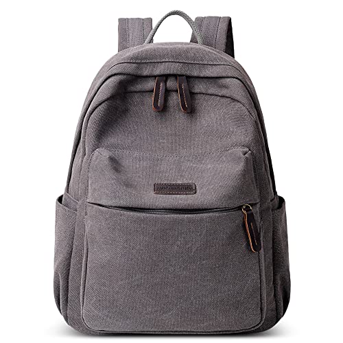 DORRISO Damen Rucksack Elegant Rucksäcke Schultertaschen Schulter Tasche Tourismus Beiläufig Reise Outdoor Leinwand Frauen Backpack Grau DORRISO Damen Rucksack Elegant Rucksäcke Schultertaschen Schulter Tasche Tourismus Beiläufig Reise Outdoor Leinwand Frauen Backpack Grau von DORRISO