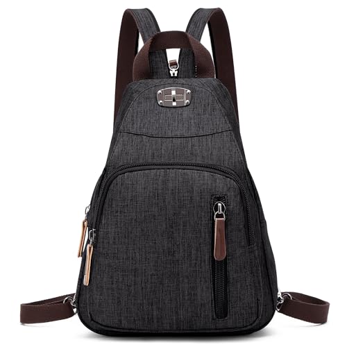 DORRISO Damen Rucksäcke Mode Tagesrucksäcke Kleiner Schulranzen Leicht Schultertaschen Handtasche Reise Schulter Tasche Tourismus Beiläufig Outdoor Frauen Rucksack Schwarz DORRISO Damen Rucksäcke Mode Tagesrucksäcke Kleiner Schulranzen Leicht Schultertaschen Handtasche Reise Schulter Tasche Tourismus Beiläufig Outdoor Frauen Rucksack Schwarz von DORRISO