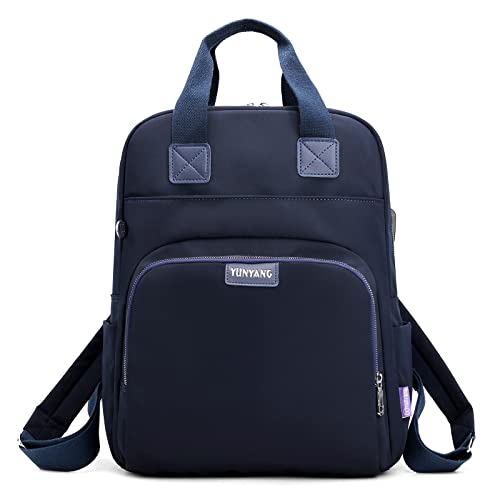 DORRISO Damen Rucksäcke Mode Tagesrucksäcke USB Port Design Schulranzen Leicht Schultertaschen Reise Schulter Tasche Tourismus Beiläufig Outdoor Frauen Rucksack für 15,6 Zoll Notebook Blau DORRISO Damen Rucksäcke Mode Tagesrucksäcke USB Port Design Schulranzen Leicht Schultertaschen Reise Schulter Tasche Tourismus Beiläufig Outdoor Frauen Rucksack für 15,6 Zoll Notebook Blau von DORRISO