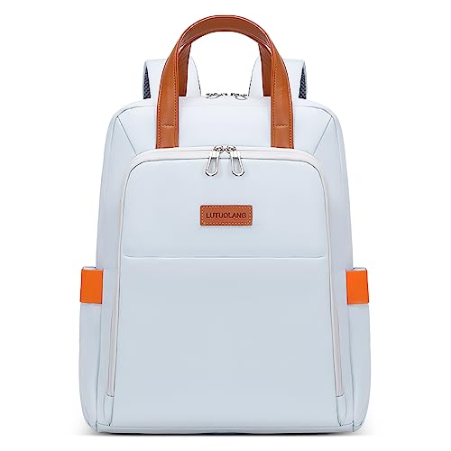 DORRISO Elegant Rucksack Damen Großer Schulrucksack für 15 Zoll Laptoptasche mit Griff Tagesrucksack für Schule Reisen Lässig Urlaub Outdoor Wasserdicht Mädchen Einfach Handtasche Blau DORRISO Elegant Rucksack Damen Großer Schulrucksack für 15 Zoll Laptoptasche mit Griff Tagesrucksack für Schule Reisen Lässig Urlaub Outdoor Wasserdicht Mädchen Einfach Handtasche Blau von DORRISO