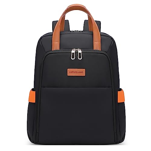 DORRISO Elegant Rucksack Damen Großer Schulrucksack für 15 Zoll Laptoptasche mit Griff Tagesrucksack für Schule Reisen Lässig Urlaub Outdoor Wasserdicht Mädchen Einfach Handtasche Schwarz DORRISO Elegant Rucksack Damen Großer Schulrucksack für 15 Zoll Laptoptasche mit Griff Tagesrucksack für Schule Reisen Lässig Urlaub Outdoor Wasserdicht Mädchen Einfach Handtasche Schwarz von DORRISO