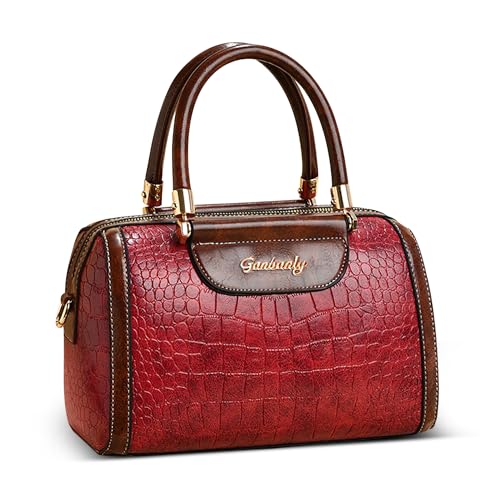 DORRISO Elegante Einfach Damen Handtaschen Henkeltaschen Stilvoll Damen Umhängetasche Anti-Dieb Sicher Leicht Reisen Urlaub Einkaufen Party Büro Wasserdicht PU Leder Rot DORRISO Elegante Einfach Damen Handtaschen Henkeltaschen Stilvoll Damen Umhängetasche Anti-Dieb Sicher Leicht Reisen Urlaub Einkaufen Party Büro Wasserdicht PU Leder Rot von DORRISO